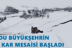 Yüksek Kesimlerde Ekipler Sahada Yoğun Mesai Yürütüyor